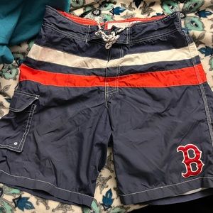 Boston Red Sox swimming trunks worn once